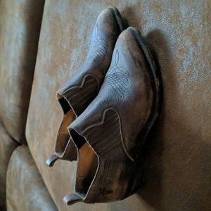 Frye Billy Ankle Boots Brown Leather Size 7